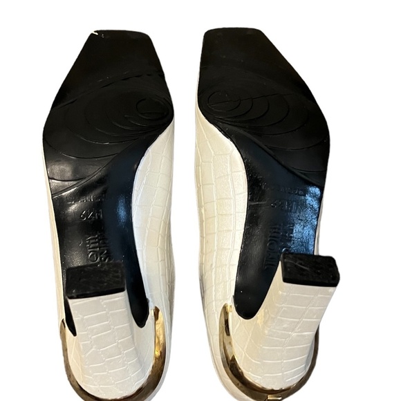TIMOTHY HITSMAN Vintage Preppy Classic Women's Heels White Size 6.5 M - Picture 10 of 10